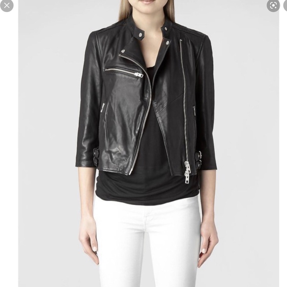 All Saints Turne Biker Jacket - US Size 0